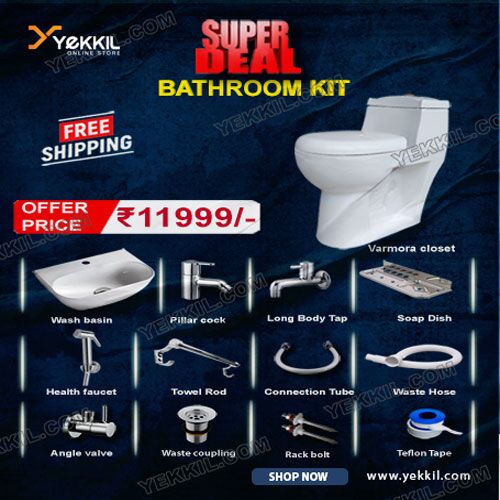 Single Piece Siphonic Water Closet yekkil Online in Neyyattinkara Trivandrum Kerala