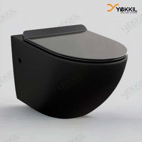 Modern black wall hung